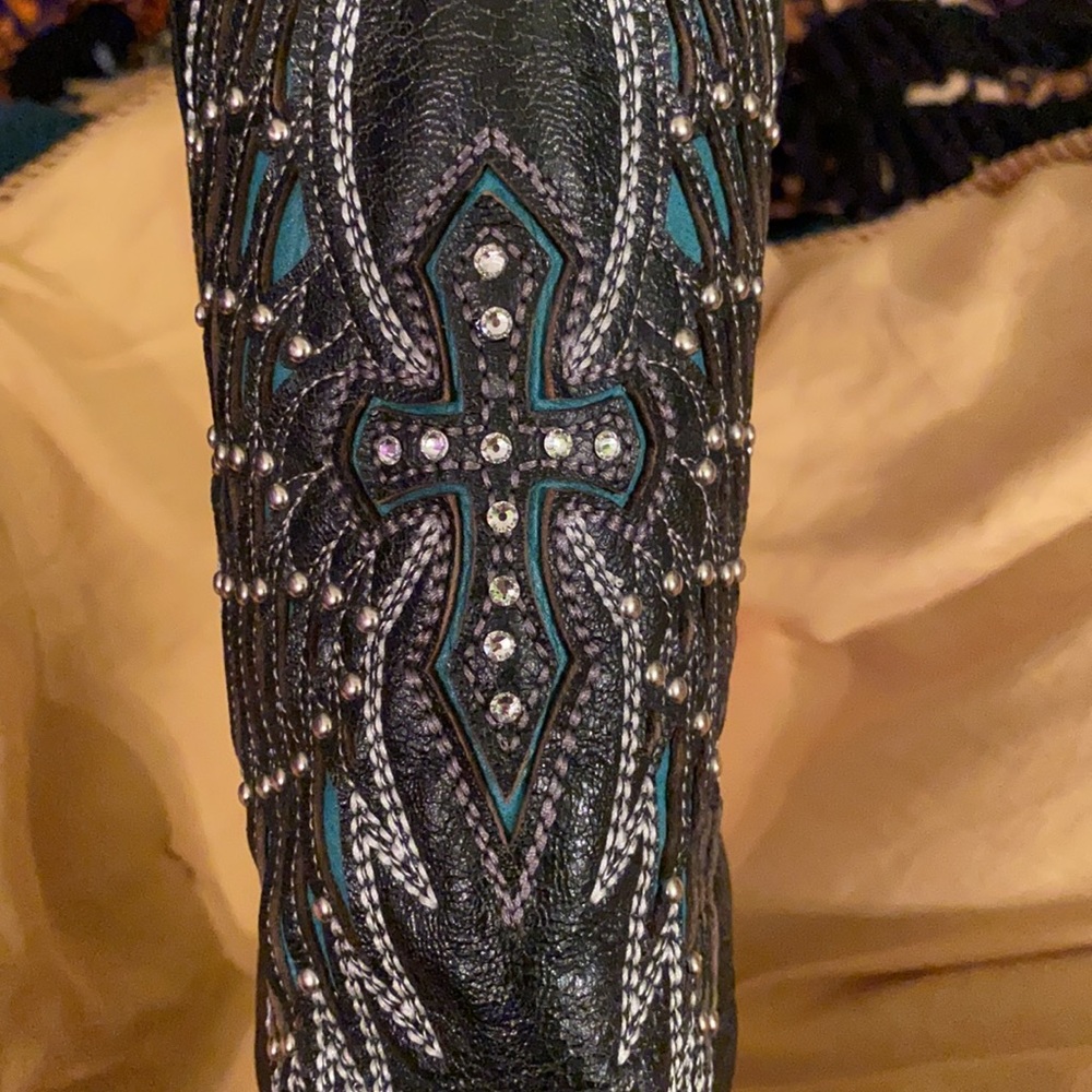 Corral Cowboy Boots *broken in* - Picture 5 of 8